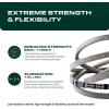 imageUDC Mower Belts Parts Mower Drive Belt M154157  Kevlar Cord  42 for John Deere Z465 Z425 Z445 EzTrak Mowers