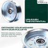 imageUDC Parts 532196106 Idler Pulley 42 46 48 54 inch Deckfor Craftsman Husqvarna Ariens Poulan 532197379 197379 196106 MZ 54 RZ 5424 YTH24K48 2042 LS YTH24V54 LGH2654GY20629