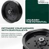 imageUDC Parts 532196106 Idler Pulley 42 46 48 54 inch Deckfor Craftsman Husqvarna Ariens Poulan 532197379 197379 196106 MZ 54 RZ 5424 YTH24K48 2042 LS YTH24V54 LGH265475604511B