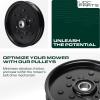 imageUDC Parts 532196106 Idler Pulley 42 46 48 54 inch Deckfor Craftsman Husqvarna Ariens Poulan 532197379 197379 196106 MZ 54 RZ 5424 YTH24K48 2042 LS YTH24V54 LGH2654AM106627