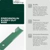 imageUDC Parts 94204308 Lawn Mower Blades 6 Point Star for Cub Cadet 42 inch 94204308A 94204308X Craftsman T110 94204312 XT1 LT42 LTX1040 MTD Troy Bilt Pony BroncoHigh Lift Mulching  2 Pack038200700