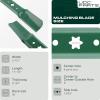 imageUDC Parts 94204308 Lawn Mower Blades 6 Point Star for Cub Cadet 42 inch 94204308A 94204308X Craftsman T110 94204312 XT1 LT42 LTX1040 MTD Troy Bilt Pony BroncoHigh Lift Mulching  2 Pack94205052A