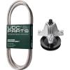 imageUDC Parts Belt 75404317  Spindle 61806980  Fits TroyBilt Mustang 50 XP Mustang XP 50 Mustang XP 50 FAB Mustang Z50