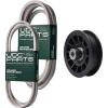 imageUDC Parts Deck Rebuild KitBelt 130969  Belt 197242  Pulley 532194327  Fits Husqvarna 2146XLS 2246LS 2346XLS Poulan PB20H42LT PB20H42YT PB20VA48