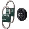 imageUDC Parts Deck Rebuild KitBelt 140218  Belt 144959  Pulley 532194326  Fits Husqvarna PB195H42LT YTH2242T Poulan PB20H46LT PB20H46YT Craftsman 917279180