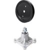 imageUDC Parts Rebuild Kit for Husqvarna YTH2042 YTH18542 YTA22V46 Idler Pulley 532195945 195945 197473 197473 532197473 Spindle 532174356 174356 174358