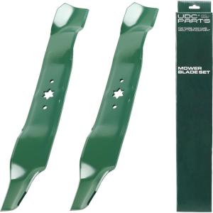 imageUDC Parts 94204308 Lawn Mower Blades 6 Point Star for Cub Cadet 42 inch 94204308A 94204308X Craftsman T110 94204312 XT1 LT42 LTX1040 MTD Troy Bilt Pony BroncoHigh Lift Mulching  2 Pack9420610A