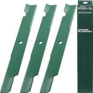 imageUDC Parts 94204308 Lawn Mower Blades 6 Point Star for Cub Cadet 42 inch 94204308A 94204308X Craftsman T110 94204312 XT1 LT42 LTX1040 MTD Troy Bilt Pony BroncoHigh Lift Mulching  2 Pack038200700
