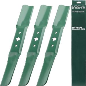 imageUDC Parts 94204308 Lawn Mower Blades 6 Point Star for Cub Cadet 42 inch 94204308A 94204308X Craftsman T110 94204312 XT1 LT42 LTX1040 MTD Troy Bilt Pony BroncoHigh Lift Mulching  2 Pack94205056A