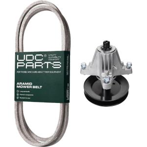 imageUDC Parts Belt 75404317  Spindle 61806978  Fits Craftsman Z6600 Z6900