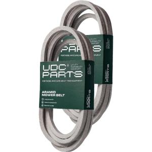 imageUDC Parts Belts Rebuild Kit Deck 196103  Drive 197242  Fits Husqvarna GTH260 GTH260XP 2348LS GTH24V54 Poulan Pro PB23H48YT PB23H48LGT PBLGT2654