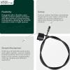 imageUDC Parts 532176556 176556 Engine Zone Control Cable for Craftsman 532162778 162778 Husqvarna Poulan Weed Eater 180817 Walk Behind Lawn Mowers2034B