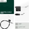 imageUDC Parts 532176556 176556 Engine Zone Control Cable for Craftsman 532162778 162778 Husqvarna Poulan Weed Eater 180817 Walk Behind Lawn Mowers2034B