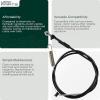 imageUDC Parts 532435110 Clutch Cable for Husqvarna YTH21K46 YTH22V46 YTH18542 532408319 435110 408319 Craftsman AYP Deck Engagement Cable YTH20K46 YTH2042 YTA19K42 YTA18542 YTH1942 YTH2242 YTH22V421158439