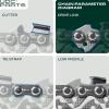 imageUDC Parts 8Inch Chainsaw Chain  S33  050 Gauge 33 Drive LinksFits Chicago Earthwise SunJoe Greenworks and More  3 Pack