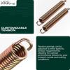imageUDC Parts GX21582 Tension Spring  2 pcsfor John Deere GX20377 L120 L130 LA130 LA140 LA145 X140 145 D140 D150 D155 D160 D170 G110 Sabre 1642HS 1742HS7320459C