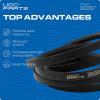 imageUDC Parts Snow Blower Auger Belt 47846  Aramid Cord  11400 inchesfor Craftsman 48624837 48624838 Snow Thrower579932
