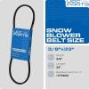 imageUDC Parts Snow Blower Auger Belt 47846  Aramid Cord  11400 inchesfor Craftsman 48624837 48624838 Snow Thrower579932