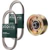 imageUDC Parts Mower KitBelt 75404219  Belt 95404207  Pulley 75604224  Fits Cub Cadet LTX1042 LTX1045 LTX1046 LTX1046M