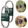 imageUDC Parts Mower KitBelt 75404219  Belt 95404207  Pulley 75604224  Pulley 95604129  Fits Cub Cadet LTX1042 LTX1045 LTX1046 LTX1046M