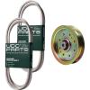 imageUDC Parts Mower KitBelt 75404219  Belt 95404207  Pulley 95604129  Fits Cub Cadet LTX1042 LTX1045 LTX1046 LTX1046M