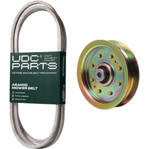 imageUDC Parts Belt 75404219  Pulley 95604129  Fits Cub Cadet LTX1042 LTX1045 LTX1046 LTX1046M