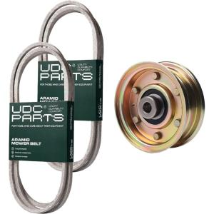 imageUDC Parts Mower KitBelt 75404219  Belt 95404207  Pulley 75604224  Fits Cub Cadet LTX1042 LTX1045 LTX1046 LTX1046M