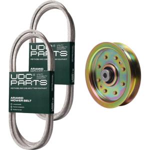 imageUDC Parts Mower KitBelt 75404219  Belt 95404207  Pulley 95604129  Fits Cub Cadet LTX1042 LTX1045 LTX1046 LTX1046M