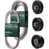 imageUDC Parts Mower KitBelt 140218  Belt 196103  Pulley 532194326  Pulley 532194327  Pulley 532196104  Fits Husqvarna GTH2454T