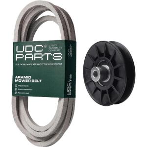 imageUDC Parts Mower KitBelt 196103  Pulley 532194326  Fits Husqvarna 2354GXLS 2754GLS GT54CS GT54LS GTH2454T GTH24K54 GTH24V54 GTH260 GTH260 XP GTH264T GTH2654T GTH26K54 GTH26K54T GTH26V54 GTH3052TF