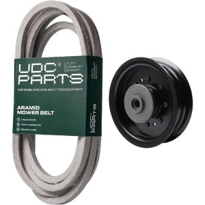 imageUDC Parts Mower KitBelt 196103  Pulley 532196104  Fits Husqvarna GTH2454T GTH3052TF