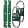 imageUDC Parts Mower KitBelt GX20006  Belt GX20072  2 Pack Blades GX22151  Fits John Deere