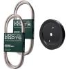 imageUDC Parts Mower KitBelt 140218  Belt 197253  Pulley 195945  Fits Poulan C20H42YT