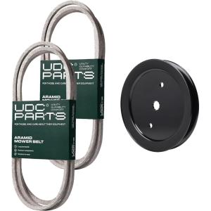 imageUDC Parts Mower KitBelt 140218  Belt 197253  Pulley 195945  Fits Poulan C20H42YT