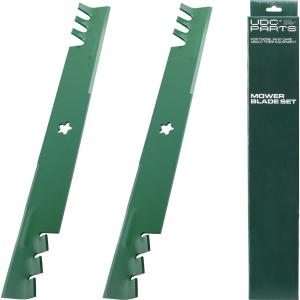 imageUDC Parts Mulching Blade 9420741A 21 InchFits Craftsman MTD Troy Bilt Cub Cadet Replaces OEM no 74204100 7420741 7420741A 9420741 94204276 TB100 TB115 TB130 TB240 TB360 SC100403107