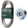 imageUDC Parts Belt GX21833  Pulley GY22172  Fits John Deere 145 LA130 X140 X165 X166