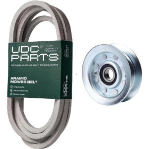 imageUDC Parts Belt GX21833  Pulley GY22172  Fits John Deere 145 LA130 X140 X165 X166