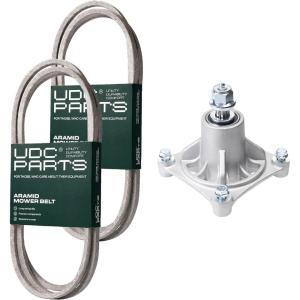 imageUDC Parts Mower KitBelt 130969  Belt 140218  Spindle 532174356  Fits Husqvarna YTH1848 XP