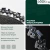 image14Inch Chainsaw Chain  S52  050 Gauge 52 Drive Links 38 PitchLowVibration and LowKickbackFits Ryobi Echo Dolmar  1 Pack18 inches
