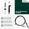 imageUDC Parts 532435111 Deck Engagement Clutch Cable Replacement for Craftsman 408714 435111 YT3000 YT4000 YTS3000 YTS4000 Husqvarna LT126 LT151 LTH18538 532197257 532408714 197257 Poulan AYP Lawn Mowers1158439
