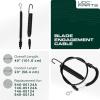 imageUDC Parts 532435111 Deck Engagement Clutch Cable Replacement for Craftsman 408714 435111 YT3000 YT4000 YTS3000 YTS4000 Husqvarna LT126 LT151 LTH18538 532197257 532408714 197257 Poulan AYP Lawn Mowers74605124A