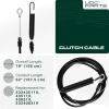 imageUDC Parts 532435111 Deck Engagement Clutch Cable Replacement for Craftsman 408714 435111 YT3000 YT4000 YTS3000 YTS4000 Husqvarna LT126 LT151 LTH18538 532197257 532408714 197257 Poulan AYP Lawn Mowers532435110