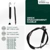 imageUDC Parts 532435111 Deck Engagement Clutch Cable Replacement for Craftsman 408714 435111 YT3000 YT4000 YTS3000 YTS4000 Husqvarna LT126 LT151 LTH18538 532197257 532408714 197257 Poulan AYP Lawn Mowers94604618C