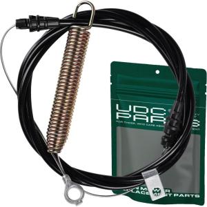 imageUDC Parts 532435111 Deck Engagement Clutch Cable Replacement for Craftsman 408714 435111 YT3000 YT4000 YTS3000 YTS4000 Husqvarna LT126 LT151 LTH18538 532197257 532408714 197257 Poulan AYP Lawn MowersGY21106