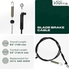 image:imageUDC Parts 1158439 Blade Brake Cable for Toro 22 inch 20333 20373 20333C 20376 20958 21764 21772 Recycler Lawn Mowers