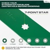 image:imageUDC Parts 110656803 Mower Blades Replacement for Toro 42 Inch TimeCutter 74380 74360 74363 74633 74624 74625 74628 74627 74626 74636 1106568 Lawn Boy Z330LX 110185703 Exmark  2 Pack Medium Lift2138  7 pt star