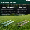 image:imageUDC Parts 110656803 Mower Blades Replacement for Toro 42 Inch TimeCutter 74380 74360 74363 74633 74624 74625 74628 74627 74626 74636 1106568 Lawn Boy Z330LX 110185703 Exmark  2 Pack Medium Lift175764  6 pt star