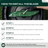 image:imageUDC Parts 110656803 Mower Blades Replacement for Toro 42 Inch TimeCutter 74380 74360 74363 74633 74624 74625 74628 74627 74626 74636 1106568 Lawn Boy Z330LX 110185703 Exmark  2 Pack Medium Lift17 932  Diamond Spattern Center Hole
