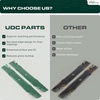 image:imageUDC Parts 110656803 Mower Blades Replacement for Toro 42 Inch TimeCutter 74380 74360 74363 74633 74624 74625 74628 74627 74626 74636 1106568 Lawn Boy Z330LX 110185703 Exmark  2 Pack Medium Lift1658  5 pt star
