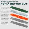 image:imageUDC Parts 110656803 Mower Blades Replacement for Toro 42 Inch TimeCutter 74380 74360 74363 74633 74624 74625 74628 74627 74626 74636 1106568 Lawn Boy Z330LX 110185703 Exmark  2 Pack Medium Lift20 3564  Round 58